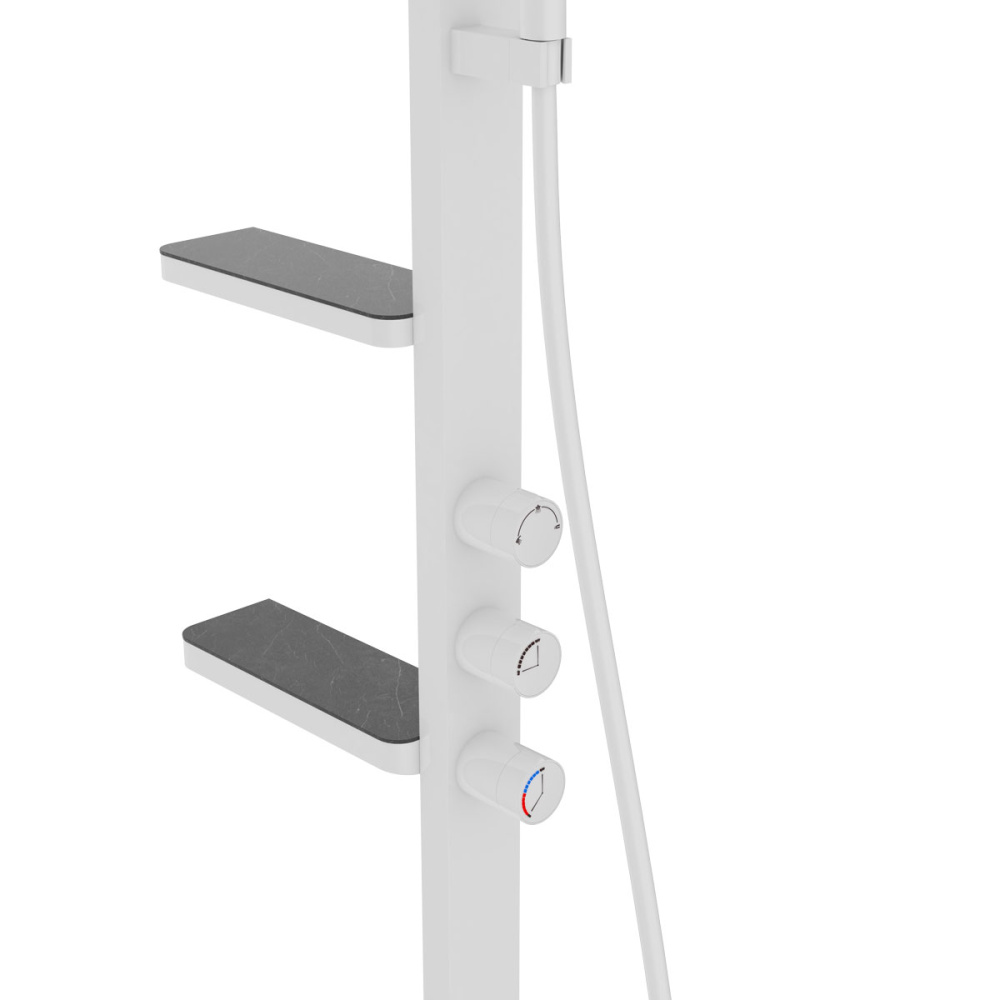 Душевая стойка Vincea Inspire (VSFS-3I11W) белый