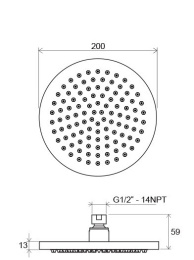 Фото Насадка для душа Ravak  (X07P111), хром