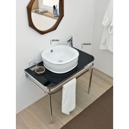 Раковина накладная 45 см ArtCeram Azuley (AZL001 05 00) белый