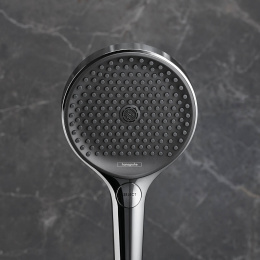 Ручной душ Hansgrohe Rainfinity (26864340) шлифованный черный хром
