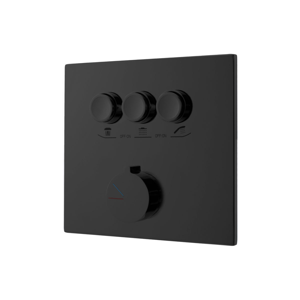 Фото Встраиваемый смеситель для душа Vincea (VSCV-431MB) черный матовый