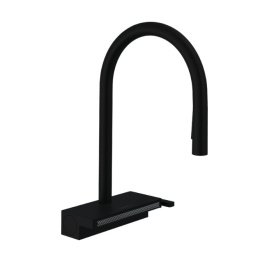 Фото Смеситель для кухни Hansgrohe Aquno Select M81 (73831670) черный матовый