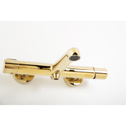 Смеситель для ванны и душа BelBagno UNO UNO-VASM-ORO