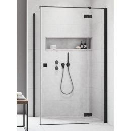 Дверь душевого уголка Radaway Essenza New KDJ 90 L профиль Черный стекло прозрачное 385044-54-01L