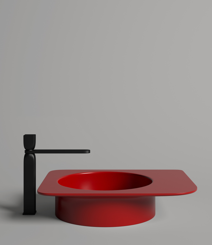 Фото Раковина накладная Salini Ninfea (110521MRF)