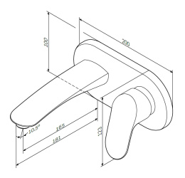 Фото Смеситель для умывальника Am.Pm Like (F8072200) хром