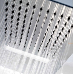 Фото Верхний душ Gessi Tremillimetri Quadro (33065#238) сталь полированная