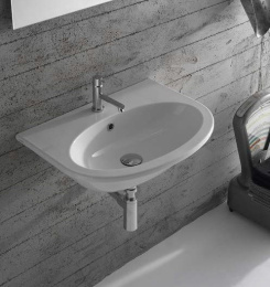 Фото Раковина подвесная Globo 4ALL (MD070.BI) белый