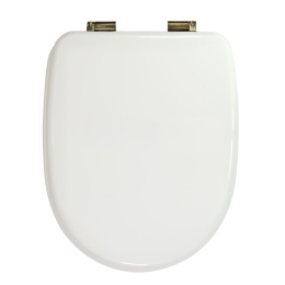Фото Migliore Gianeta 20953 Крышка/сиденье унитазa, белый/бронза