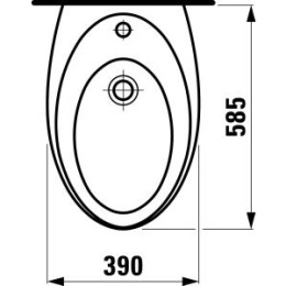 Биде Laufen Alessi 3090.1 подвесное