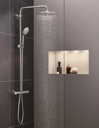 Верхний душ Grohe Euphoria 260 SmartControl 26456EN0/26457EN0, 26*26 см, 3 режима струи, без держате