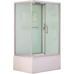 Фото Душевая кабина 120x90 Esbano ES-129CKRB (ESKB129CKRBR) белый, Без гидромассажа, Поддон высокий