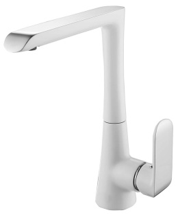 Смеситель Bien Due BE11006403, для кухонной мойки, хром/белый