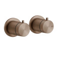 Смеситель для душа Gessi 316 Bath-Shower 54236#708, медь брашированная/шлифованная PVD (Copper Brush