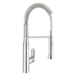 Grohe K7 31379000 Смеситель для кухни профессиональный, выдвижной гибкий излив
