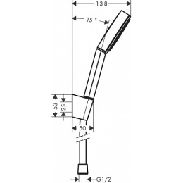 Душевой набор Hansgrohe (24301700)