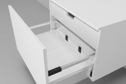 Velvex UNIQUE UNIT tpUNI.60.H40.Y.VY-211 Тумба подвесная выс. 40, выдв. ящик, внутр. ящик, белый мат
