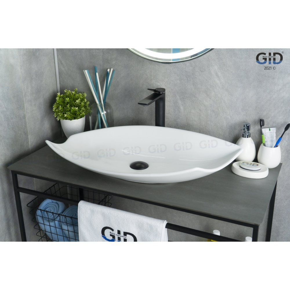 Раковина накладная Gid N9178