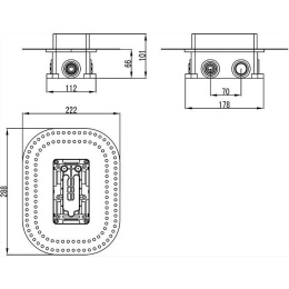 R-box Multi Ravak  (X070074), синий