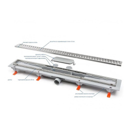 Фото Душевой лоток PAINI Harmony 650 CH650HC черный