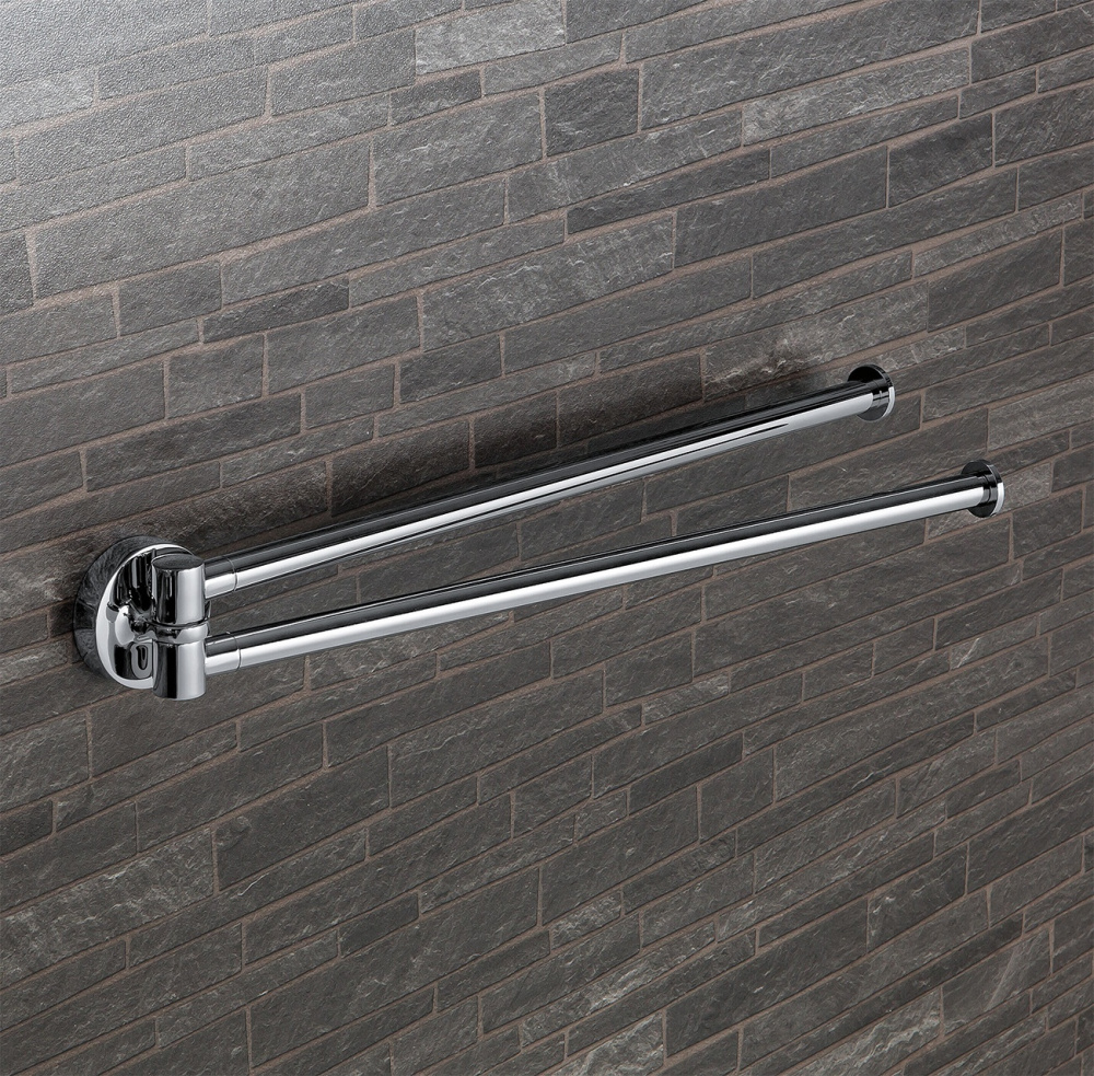 Colombo Design PLUS W4913.BM - Держатель для полотенца 34 см, двойной (белый матовый)