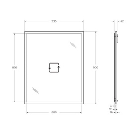 База под раковину CEZARES TIFFANY 54948 Bianco Opaco