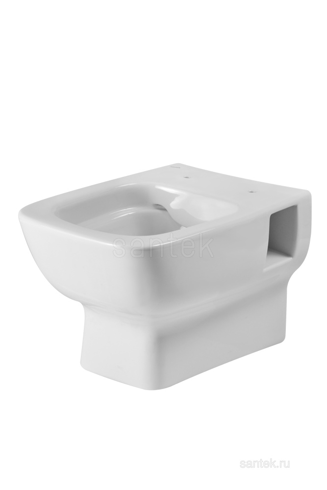 ПЭК Santek Нео 1WH501758 подвесная чаша rimless + инсталляция + сиденье Slim, SoftClose +панель бела