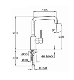 Фото Teka Aura 509150200 Смеситель для мойки