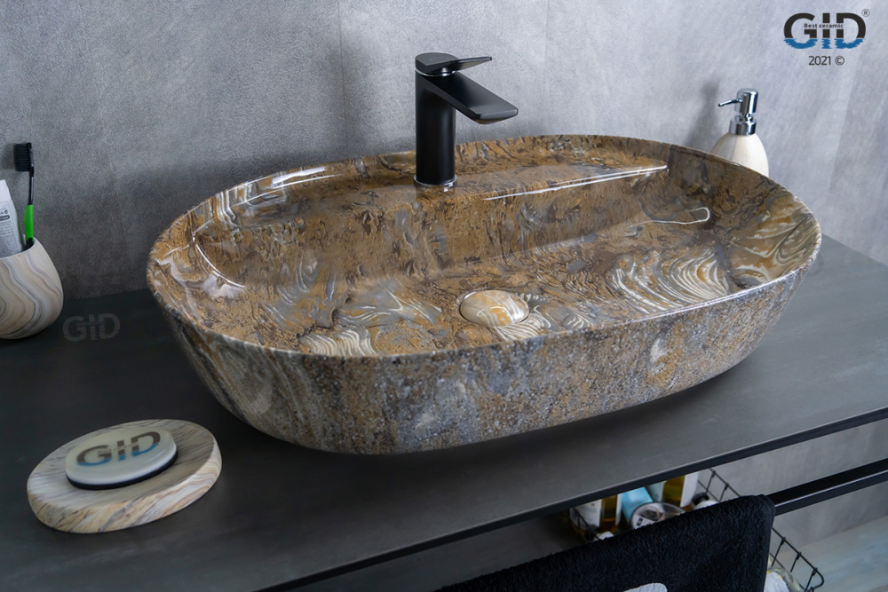 Фото Раковина накладная Gid Mnc346T