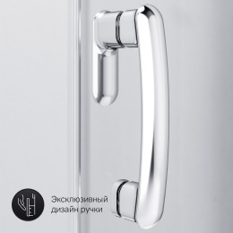 Душевое ограждение 95х95 Am.Pm Like (W83G-333-095CT) стекло прозрачное, профиль глянцевый хром