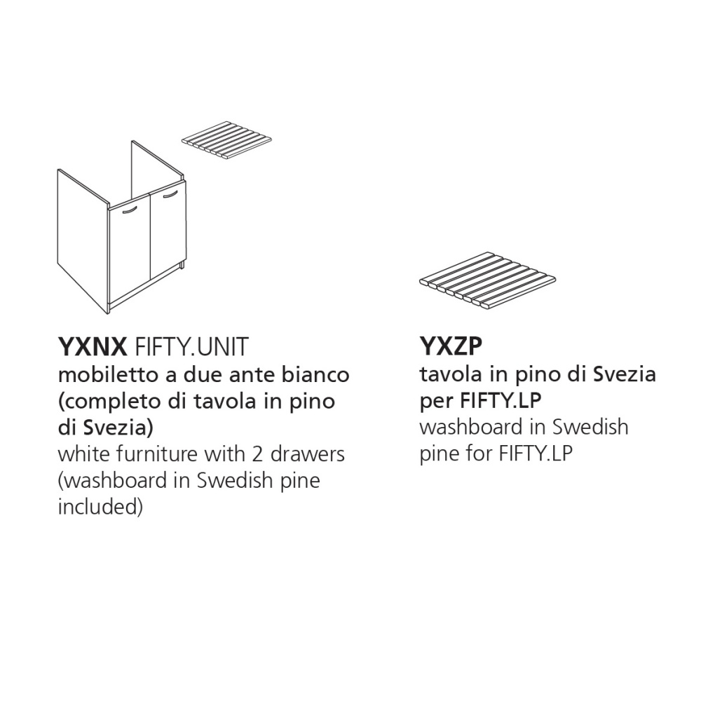 Раковина для стирки Hatria Specials (YXMA01) белый