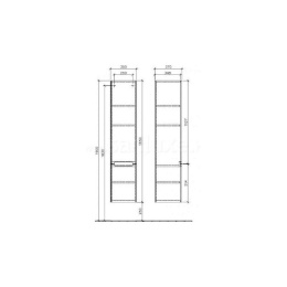 Шкаф-пенал подвесной Subway 2.0 A709 00FQ