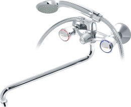 Фото Смеситель для ванны/раковины Бета S-образный излив 330 мм Варион 101217