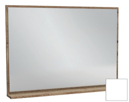 Зеркало Jacob Delafon Vivienne EB1598-N18, 100 х 70 см, с полочкой, цвет белый глянцевый