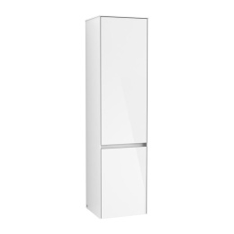 Villeroy Boch Collaro C03400DH Шкаф пенал для ванной комнаты, петли слева (Glossy White)