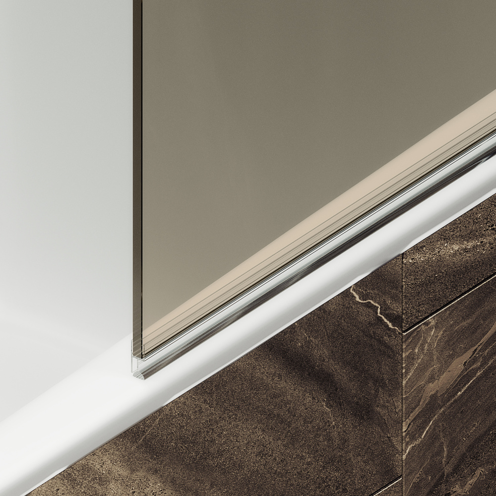 Фото Шторка на ванну Maybah Glass MGV-611-5 поворотная на монопетле