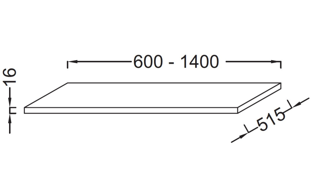 Фото Столешница без выреза под раковину Jacob Delafon Odeon Rive Gauche 100 см, EB2594-G1C, цвет белый гл