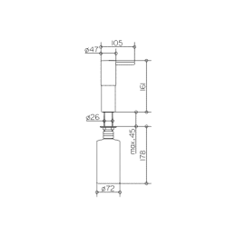 Дозатор жидкой пены Keuco Elegance 11649010200, хром