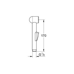 Гигиенический душ с термостатом Grohe 19984+28343+28362