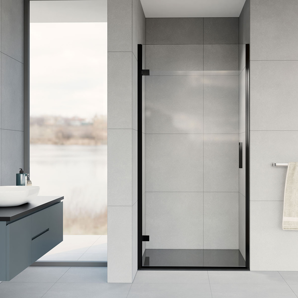 Фото Душевая дверь Vincea Flex (VDP-1F900CLB) черный