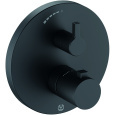 Kludi NOVA FONTE 208353915 Puristic Встраиваемый смеситель для душа с термостатом, черный матовый