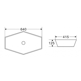Раковина 64 см BelBagno (BB1139) округлая