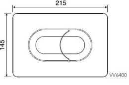 Фото Клавиша смыва Ideal Standard Salina (VV640084)