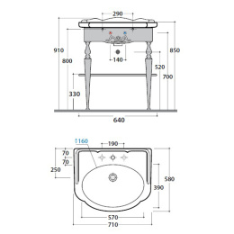 Фото Раковина Globo Paestum (PA006.BI*1) белый