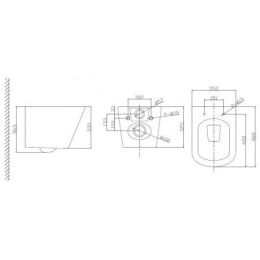 Унитаз подвесной BelBagno DUE BB3103CHR