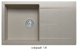 Кухонная мойка POLYGRAN Gals-860 (Gals-860 №14   серый)