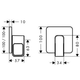Hansgrohe Axor Urquiola 11960000 Запорный вентиль