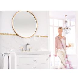 Смеситель для раковины на 3 отверстия 31331090 Hansgrohe Metropol Classic (хром, золото)