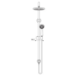 Душевая система Vidima Balance SH (BA273AA) хром