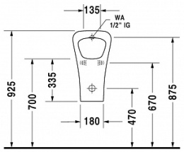 Фото Писсуар Duravit Durastyle 2804300000, белый